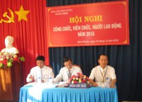 HỘI NGHỊ CÔNG CHỨC, VIÊN CHỨC,  NGƯỜI LAO ĐỘNG NĂM 2016.