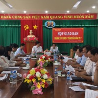 Giao ban Ngành Xây dựng 6 tháng đầu năm 2017